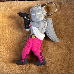 Fortnite Stone Heart 3D Love Ranger Rubber Keychain Valentine's Day‎ Gift